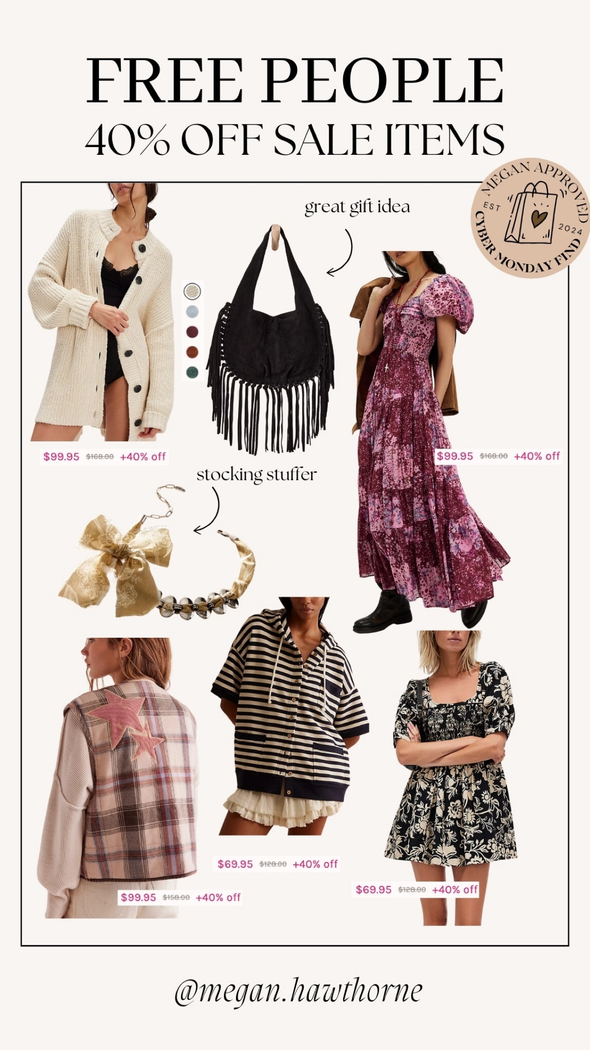 40% off same items at Free People! Great gift idea for someone who has everything! 

#LTKSaleAlert #LTKCyberWeek #LTKGiftGuide