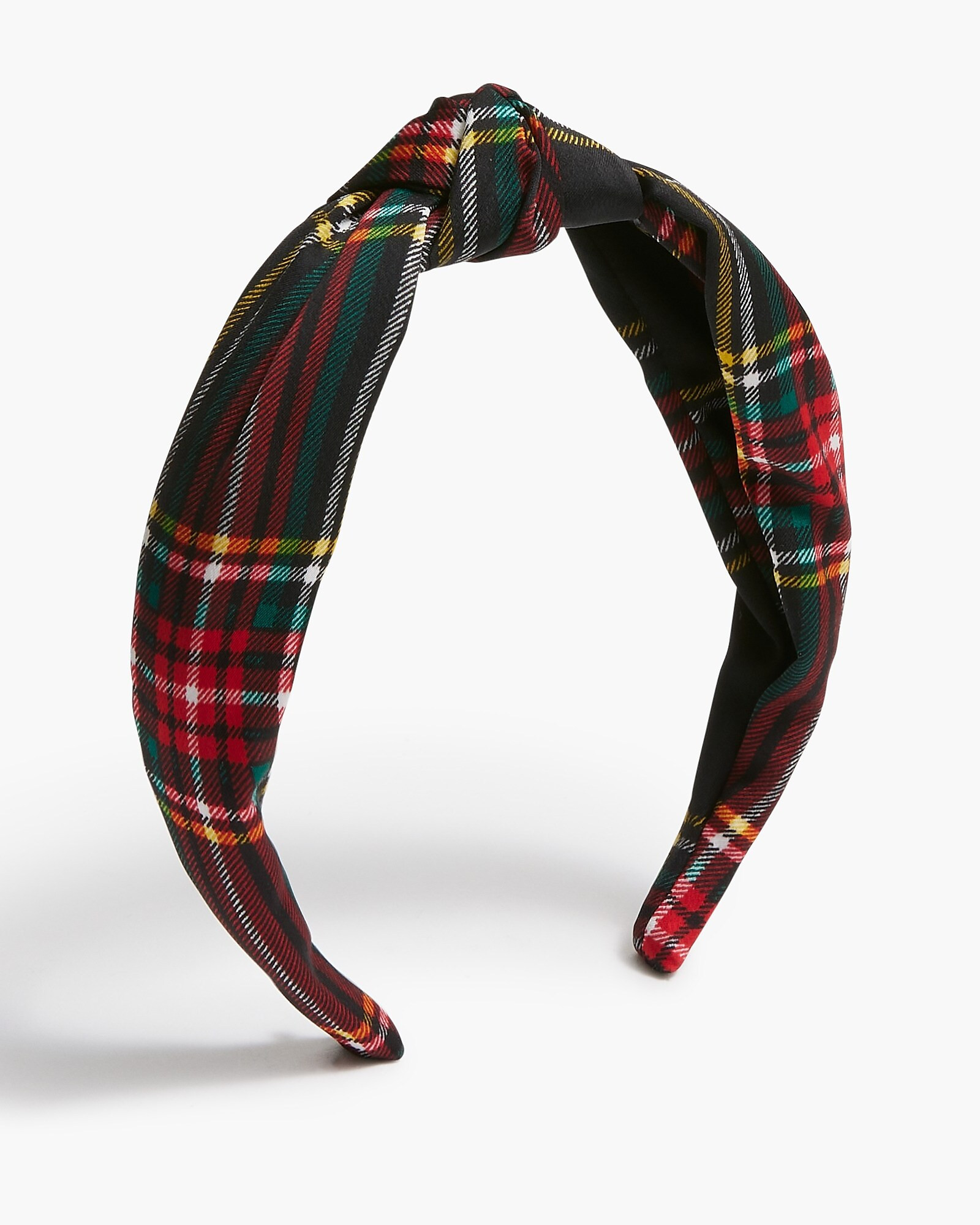 Tartan knot headband | J.Crew Factory