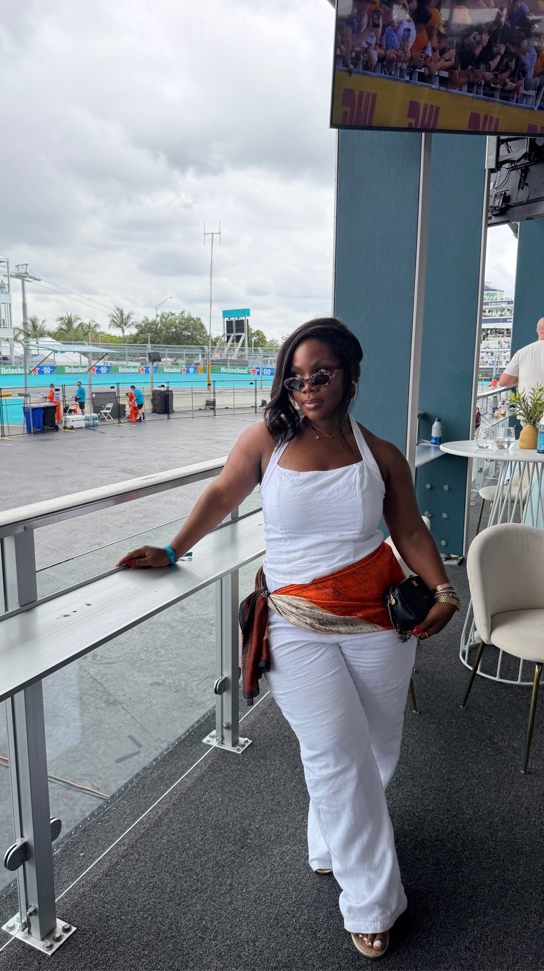 Outfit of the Day for the F1 Miami Grand Prix with @Quince  🏁🫶🏾

Love this linen set that is super chic and curvy girl approved and perfect for the vibes I wanted to serve for the big race day. 

Sizing Details:
Top Size: L
Bottom Size: 16

#QuincePartner #midsizefashion #outfitinspiration #F1Miami #GrandPrix

#LTKgrwm #LTKootd #LTKMidsize