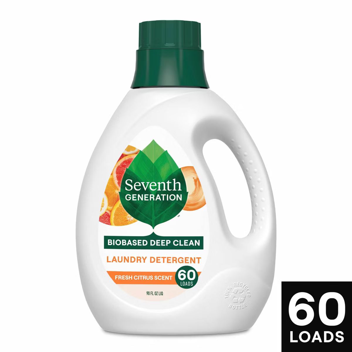 Seventh Generation Liquid Laundry Detergent Soap - Fresh Citrus Scent - 60 Loads - 90 fl oz | Target