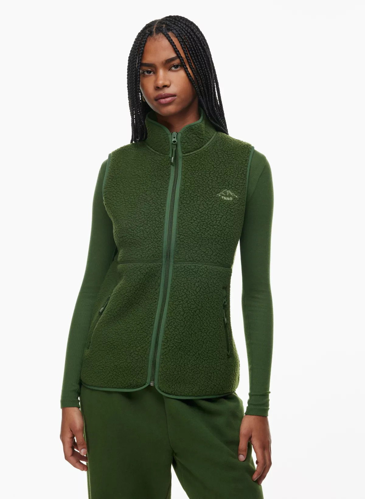 POLARTEC® THERMAL PRO® MOCKNECK VEST | Aritzia