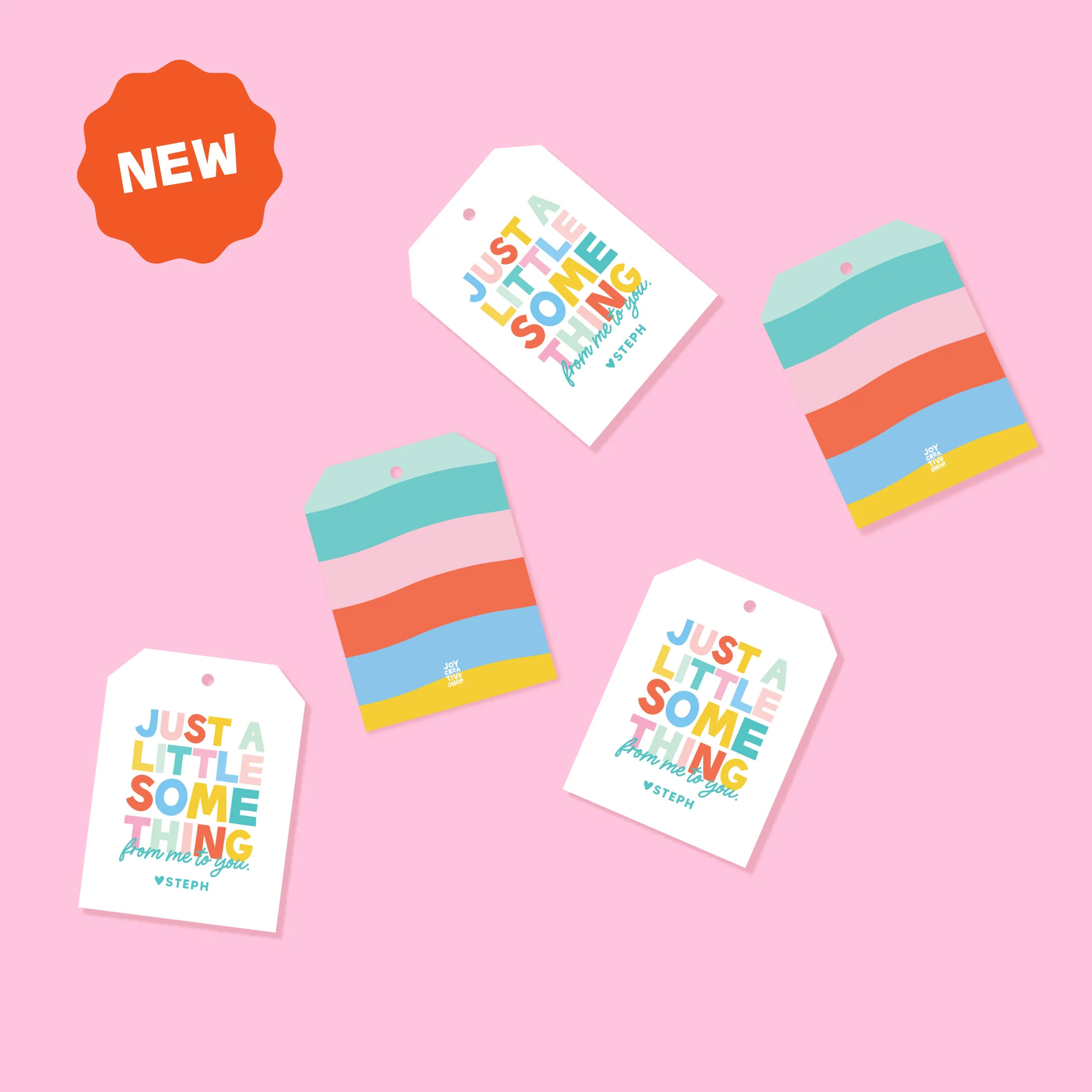 Spring Fling Just a Little Something Gift Tags | Joy Creative Shop