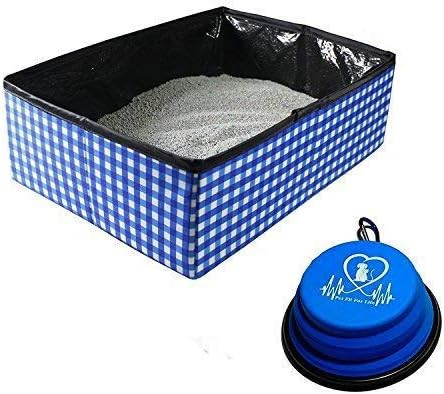 Pet Fit For Life Collapsible Portable Litter Box and Bonus Pet Fit For Life Collapsible Water Bow... | Amazon (US)