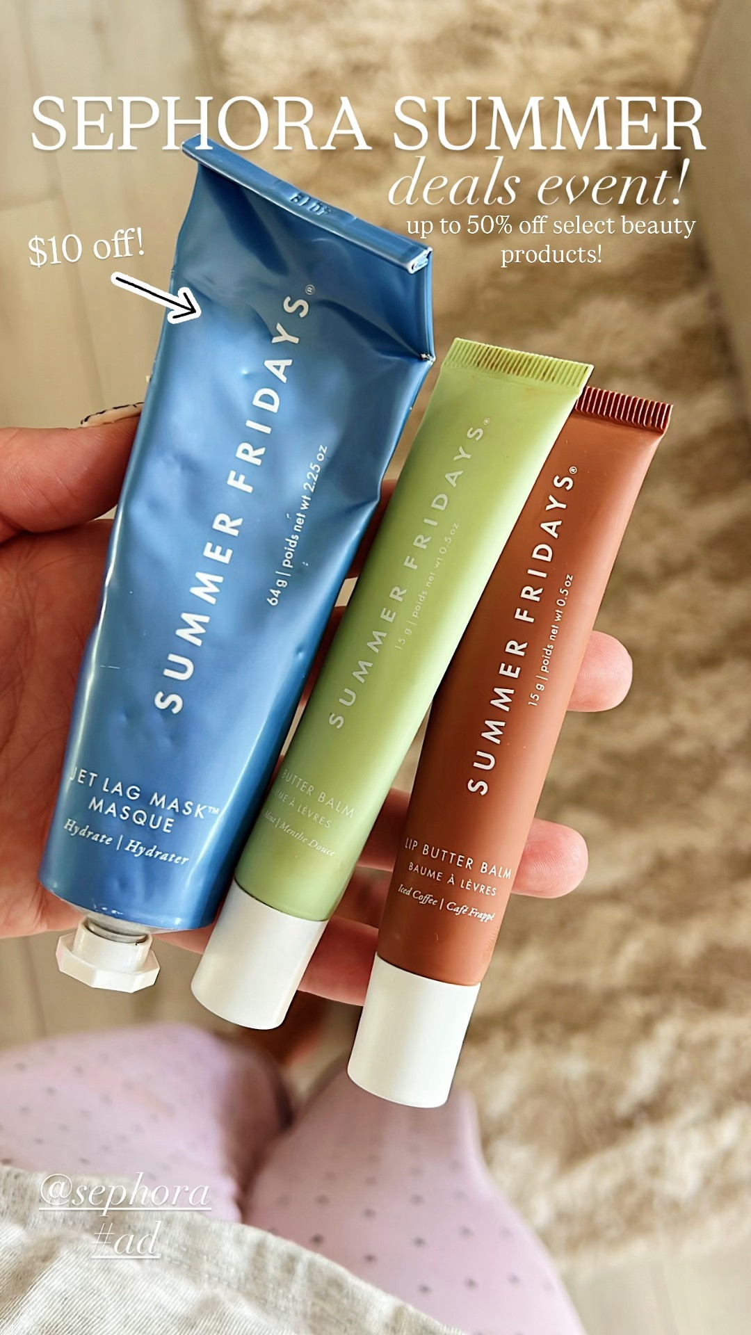 @Sephora summer beauty event! Up to 50% off select beauty items! 💋 #ad

#LTKgrwm #LTKSaleAlert #LTKBeauty
