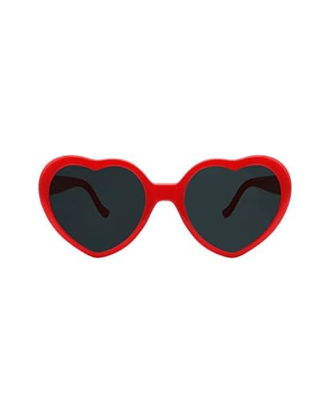 Amazon.com: YOSHYA Clout Goggle Heart Sunglasses Vintage Cat Eye Mod Style Retro Kurt Cobain Glasses | Amazon (US)