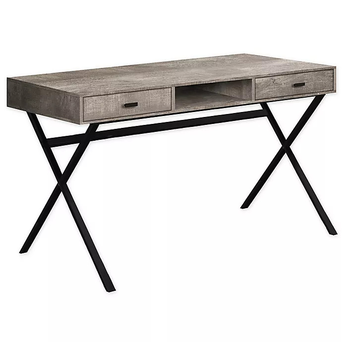 Monarch Specialties 2-Drawer Computer Desk | Bed Bath & Beyond | Bed Bath & Beyond