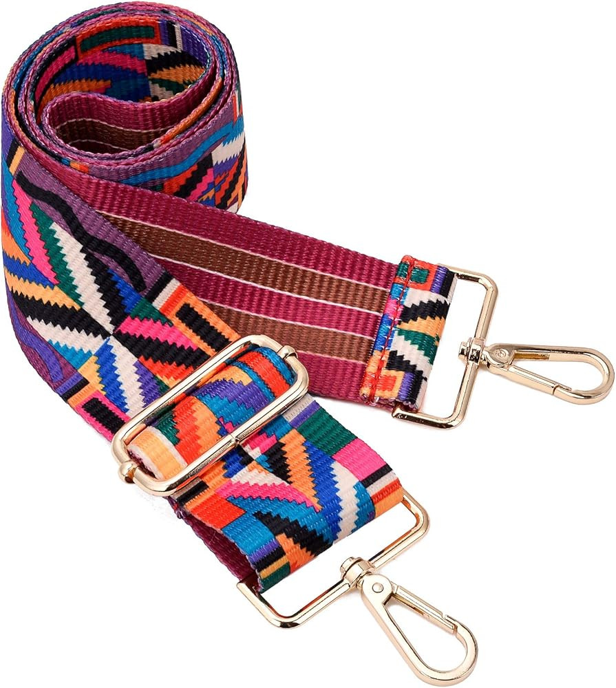 Wide Shoulder Strap Adjustable Replacement Belt Crossbody Canvas Bag Handbag | Amazon (US)