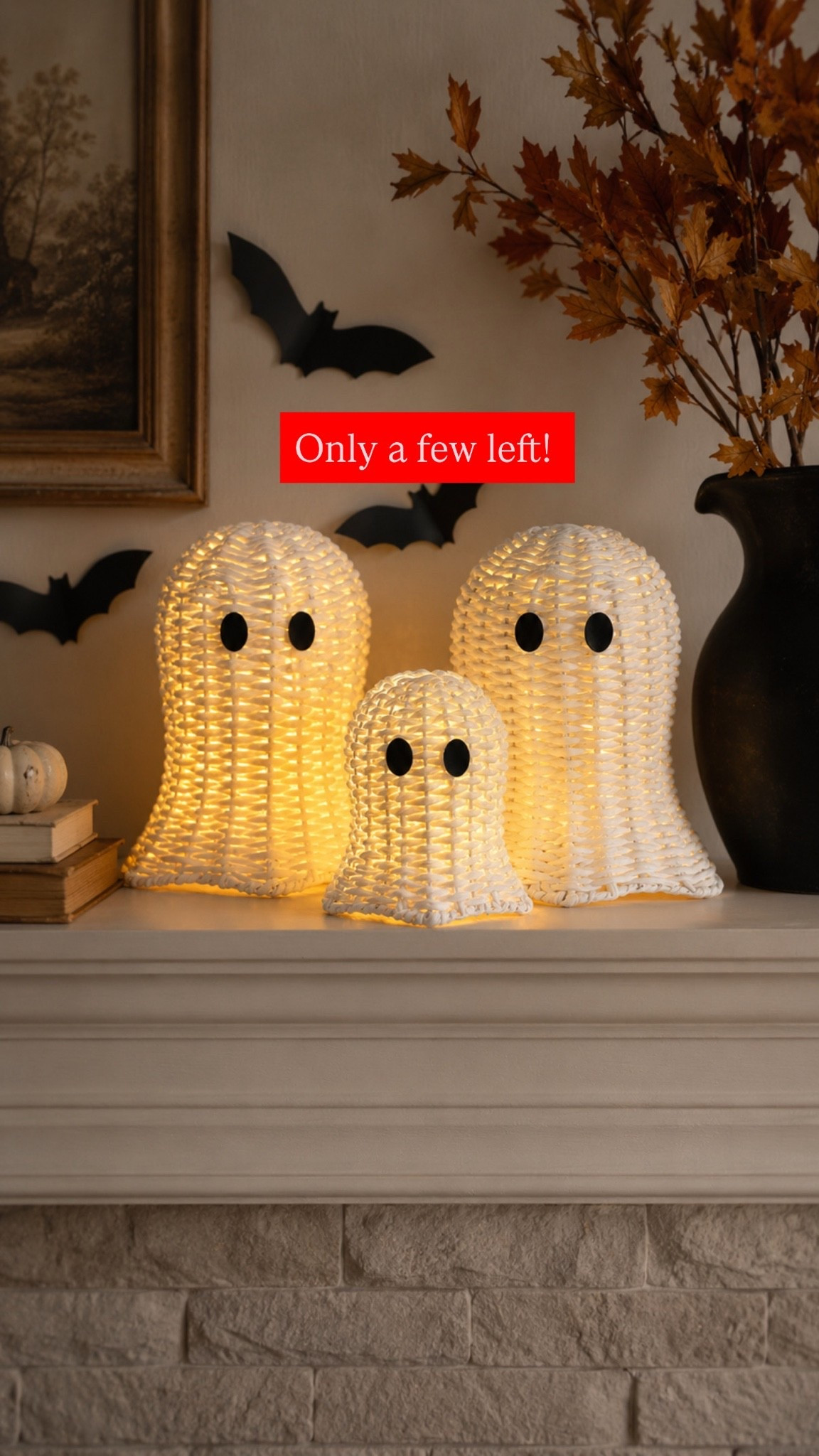 The cutest wicker ghosts! Already low in stock. Grab it before they sell out

#LTKSeasonal #LTKHome #LTKSaleAlert