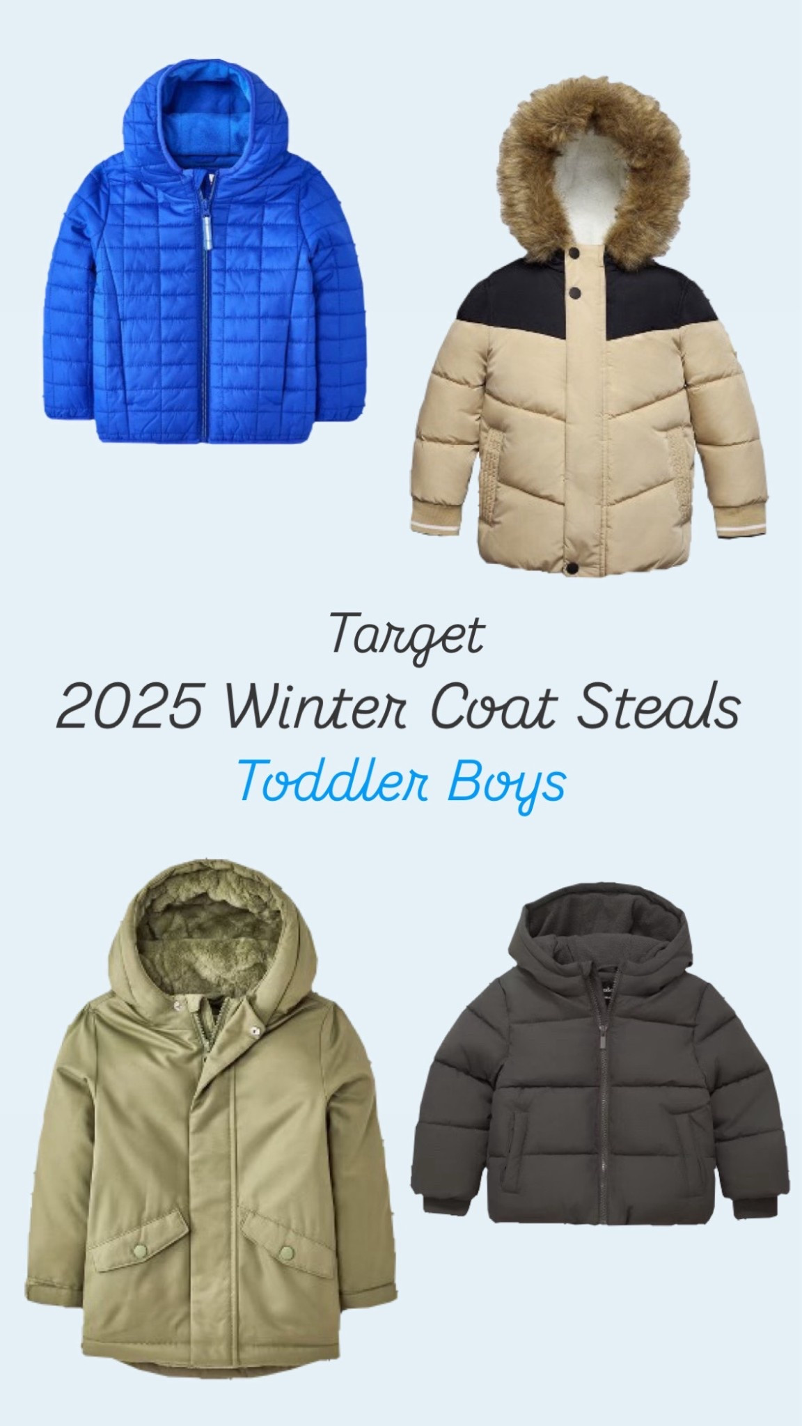 My favorite Winter coat finds for toddler boys!🤎🩵

#LTKFamily #LTKmomlife

#LTKBaby #LTKSaleAlert #LTKKids