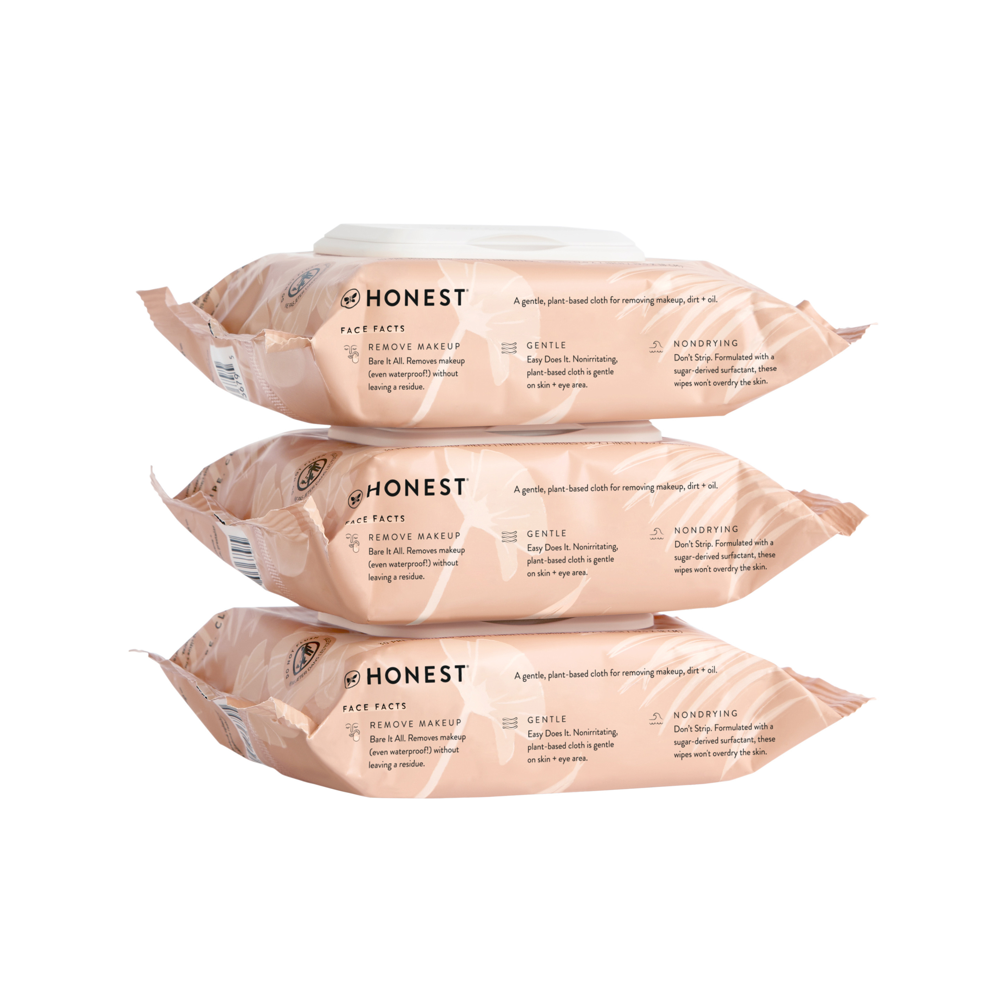 Honest Beauty Makeup Remover Wipes, 90 Count, Hypoallergenic, Plant-Based | The Honest Company