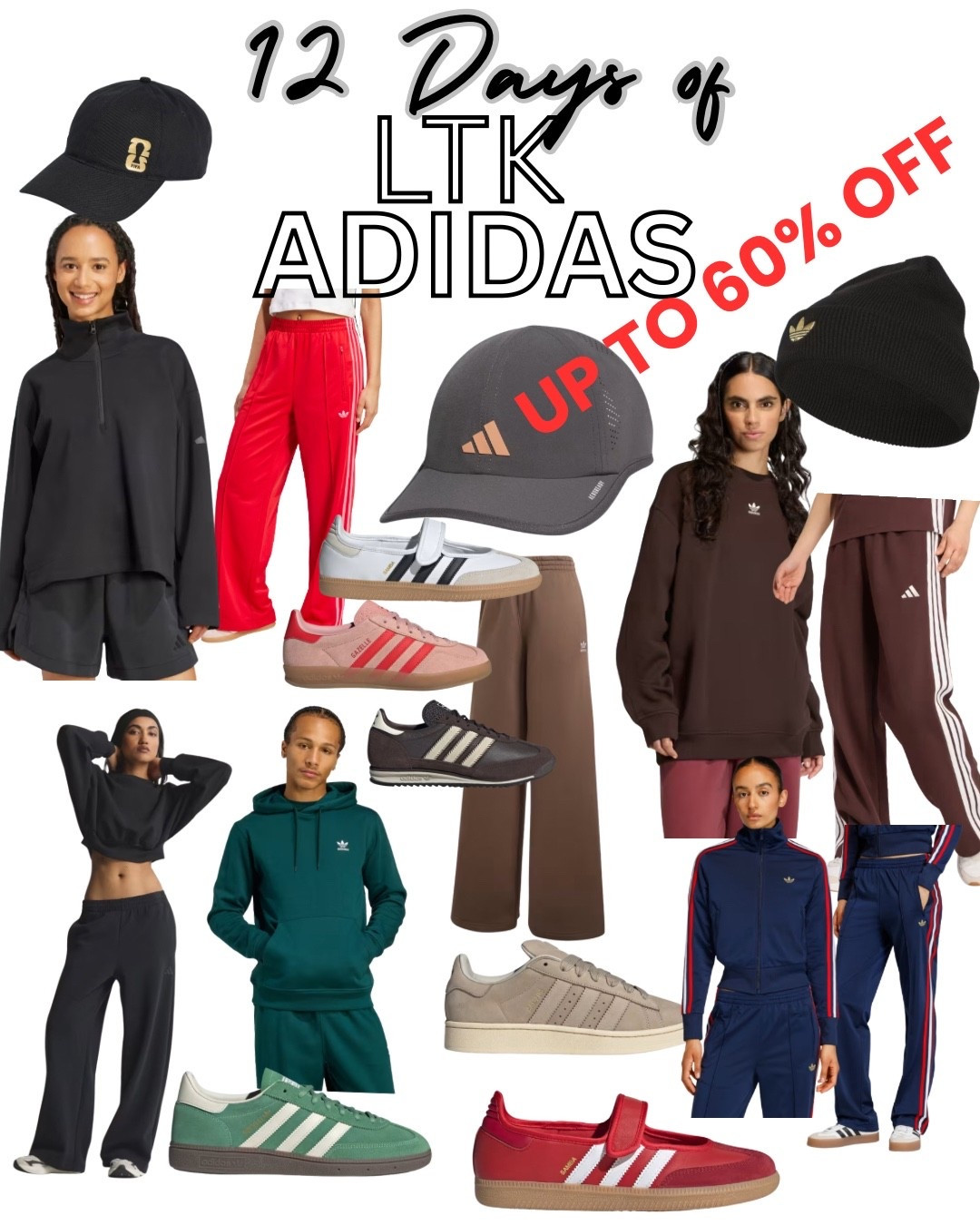 DAY 4 of 12 DAYS OF LTK- ADIDAS- 
up to 6o% OFF

Adidas for the family, Adidas Samba, Adidas sneakers, Adidas Handball Spezial, Adidas sweats, trucker hat, beanie, Adidas for men, Adidas for Women, Adidas Kids


#LTKSaleAlert #LTKGiftGuide #LTKHoliday