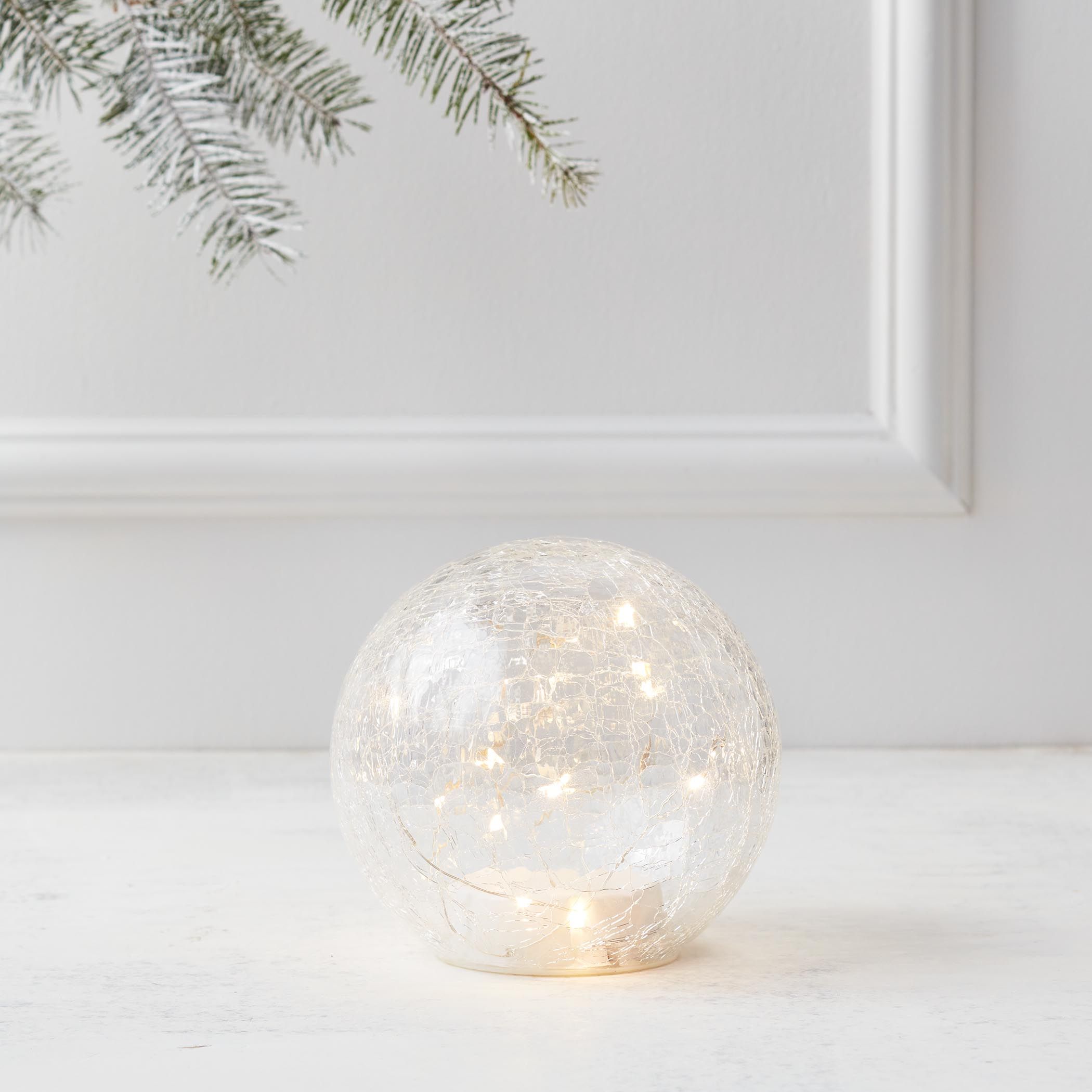 Light Up LED Glass Sphere | Z Gallerie