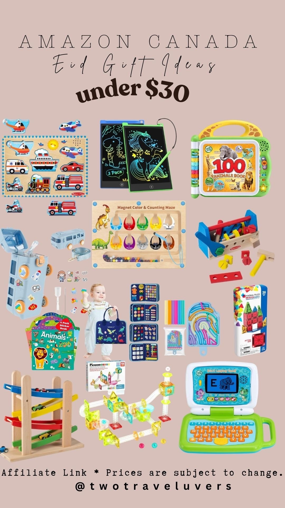 Gifts under $30

#toys #toddlertoys #amazonfinds #walmartfinds #walmartcanada #boymom #torrontoinfluencer #canadianmom #amazoncanada #giftsunder30

gifts under $30, affordable gifts for kids, toys for 12 months +, toys for 2-4 year old, boy mom 

#LTKBaby #LTKKids