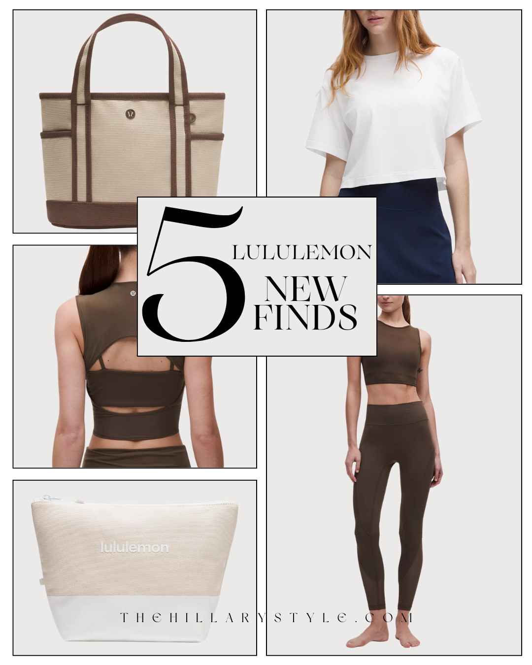 5 New Lululemon Arrivals: Neutral Athletic Style

Elevate your activewear collection with these new arrivals from lululemon. This curated edit features the perfect blend of performance and aesthetic, focusing on earthy chocolate brown tones and crisp white essentials. From the high-neck cropped tank with stunning back cutout details to the matching espresso-toned leggings, these pieces are designed for both the gym and a refined street-style look. Complete the outfit with the canvas tote bag and matching pouch for a cohesive, minimalist vibe. Whether you’re looking for a chic workout set or versatile athleisure staples, these finds deliver quiet luxury for your everyday rotation. 

 #TheHillaryStyle #lululemon #lululemonhaul #athleisure #workoutaesthetic #neutralstyle #capsulewardrobe #activewear #gymoutfit #streetstyle #minimalistfashion #ltkfitness #pinterestinspired #newarrivals #fitnessfashion 

#LTKfitnessgoals #LTKSeasonal #LTKActive