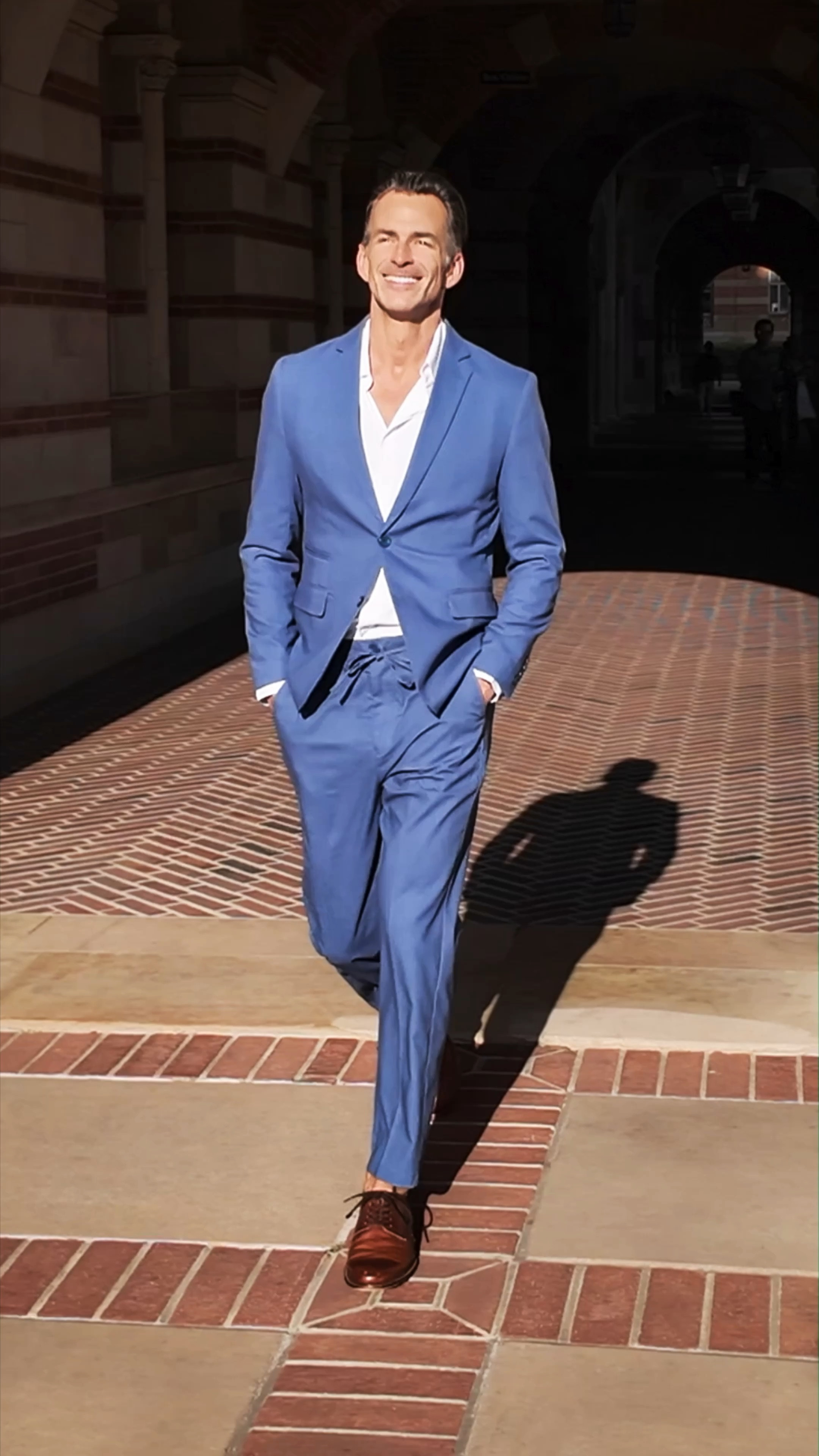 Coofandy Suit Jacket COOFANDY Men's Pieces Cotton Linen Set Long