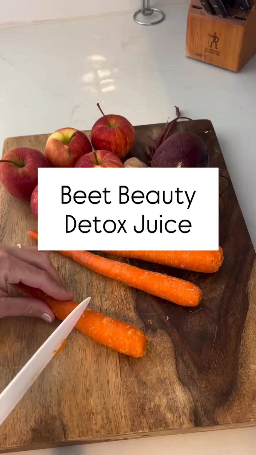 💜 Beet Beauty Detox Juice 💜
The skin glow starts inside ✨ — this juice supports your liver, gut, and circulation so your skin can shine naturally.

Recipe:
	•	1 beet (peeled)
	•	1 apple
	•	2 carrots
	•	½ lemon (peeled)
	•	1-inch fresh ginger

Why each ingredient matters:
🥕 Carrots → rich in beta-carotene (Vitamin A) to support clear skin + cell renewal
🍎 Apple → full of quercetin + fiber for gut health + detox support
💜 Beet → helps detoxify the liver + improves blood flow for that natural glow
🍋 Lemon → boosts collagen production + alkalizes the body
🌱 Ginger → anti-inflammatory, aids digestion, and helps nutrients absorb better

✨ Together they create a powerful skin + detox tonic that works from the inside out.

👉 Save this recipe for your next juicing day & follow @happyhealingtx for more realistic, easy healthy living tips 🌿

#LTKKids #LTKHome #LTKFamily