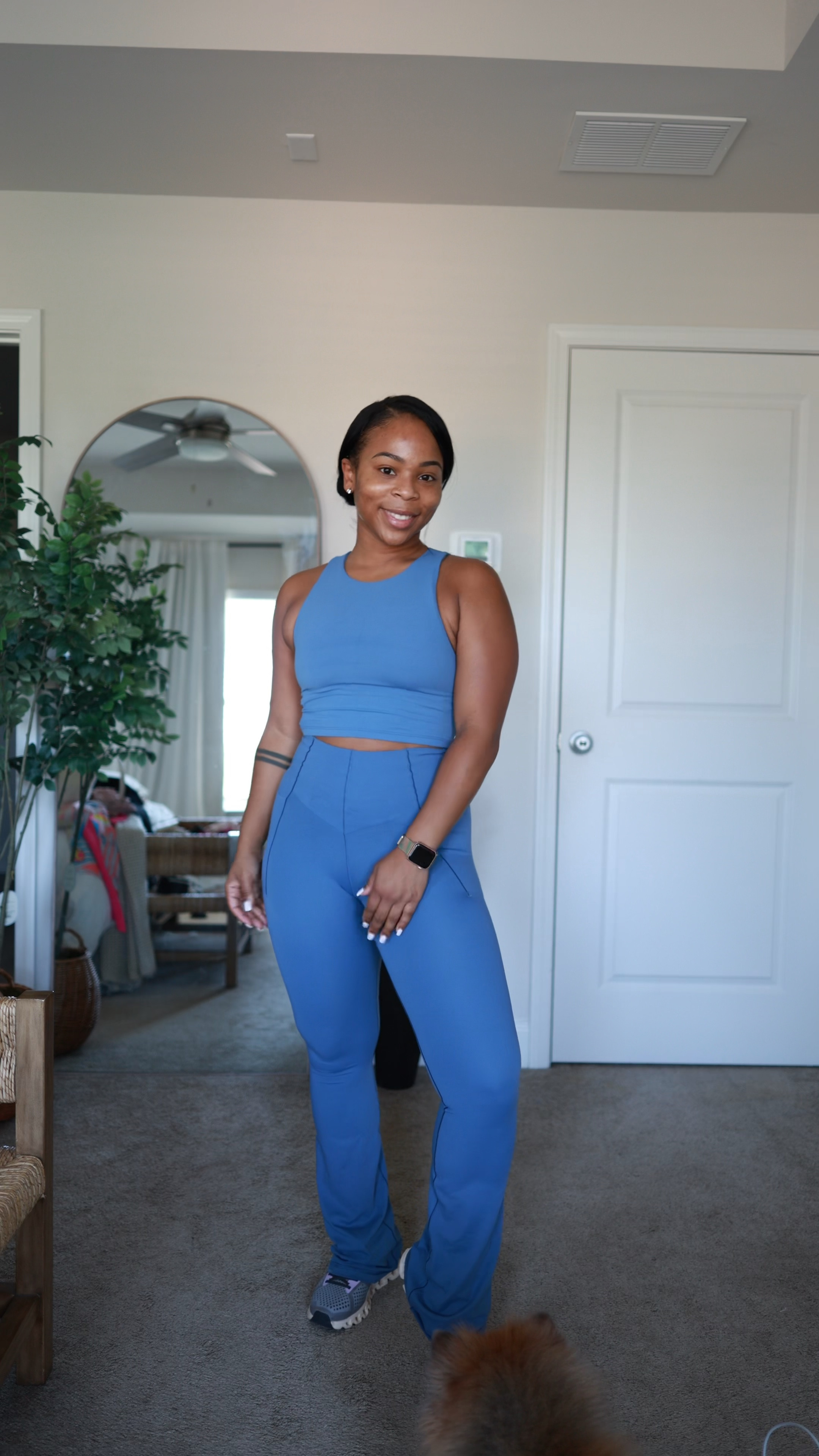 Todays workout fit is such a vibe. And these leggings never slide down 

#LTKVideo #LTKSaleAlert #LTKActive