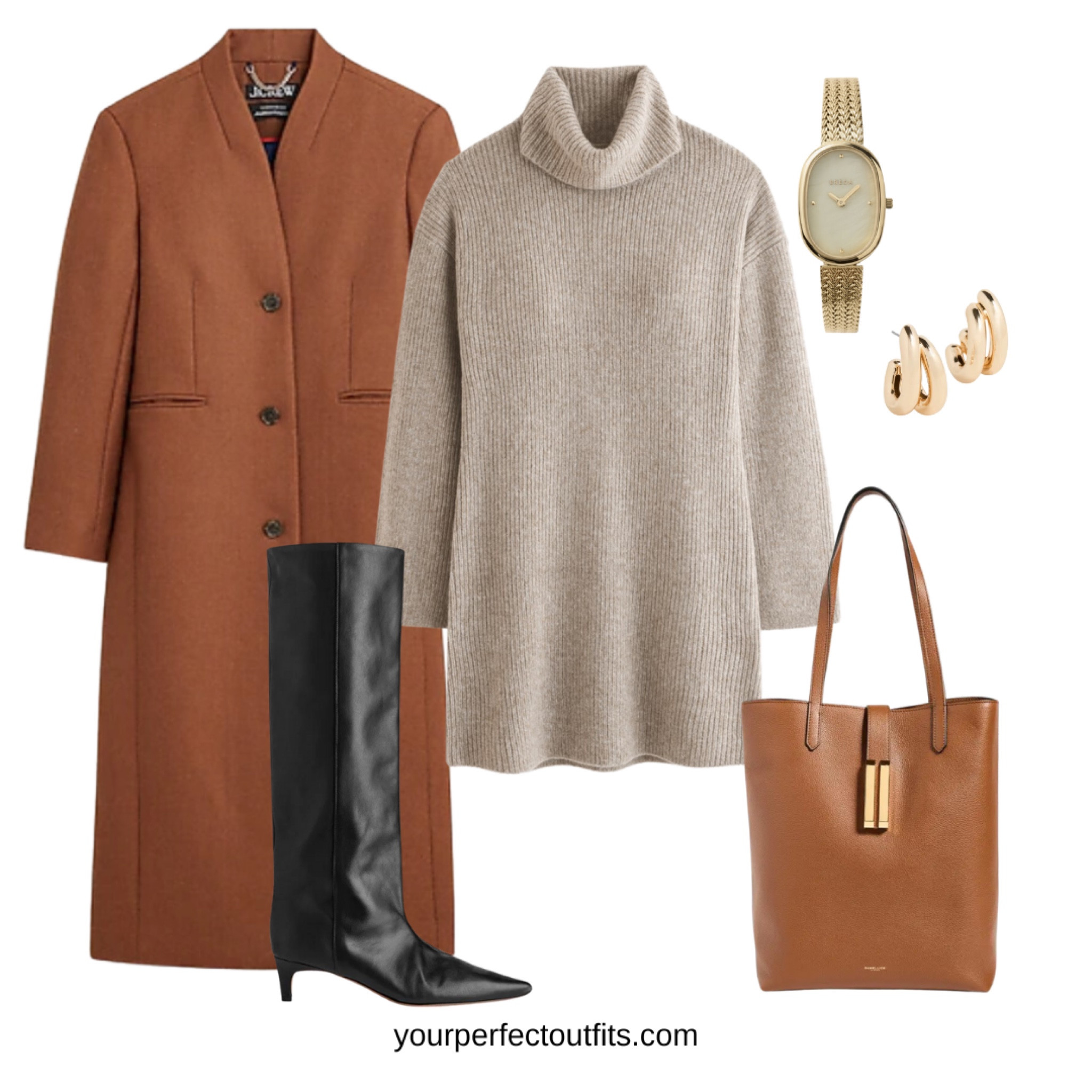 Fall dress outfit 
Sweater dress outfit for autumn winter 

#LTKCyberWeek #LTKSeasonal #LTKHoliday