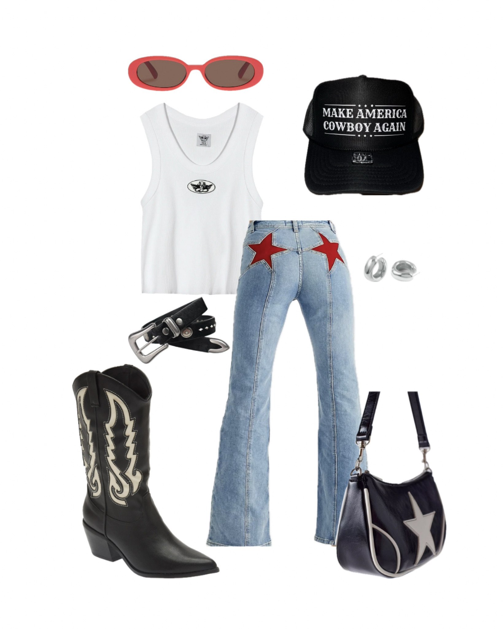  country concert outfit ideas, make america cowboy again, country fashion, western fashion influencer, fashion style board, spring fashion 

#LTKFestival #LTKStyleTip