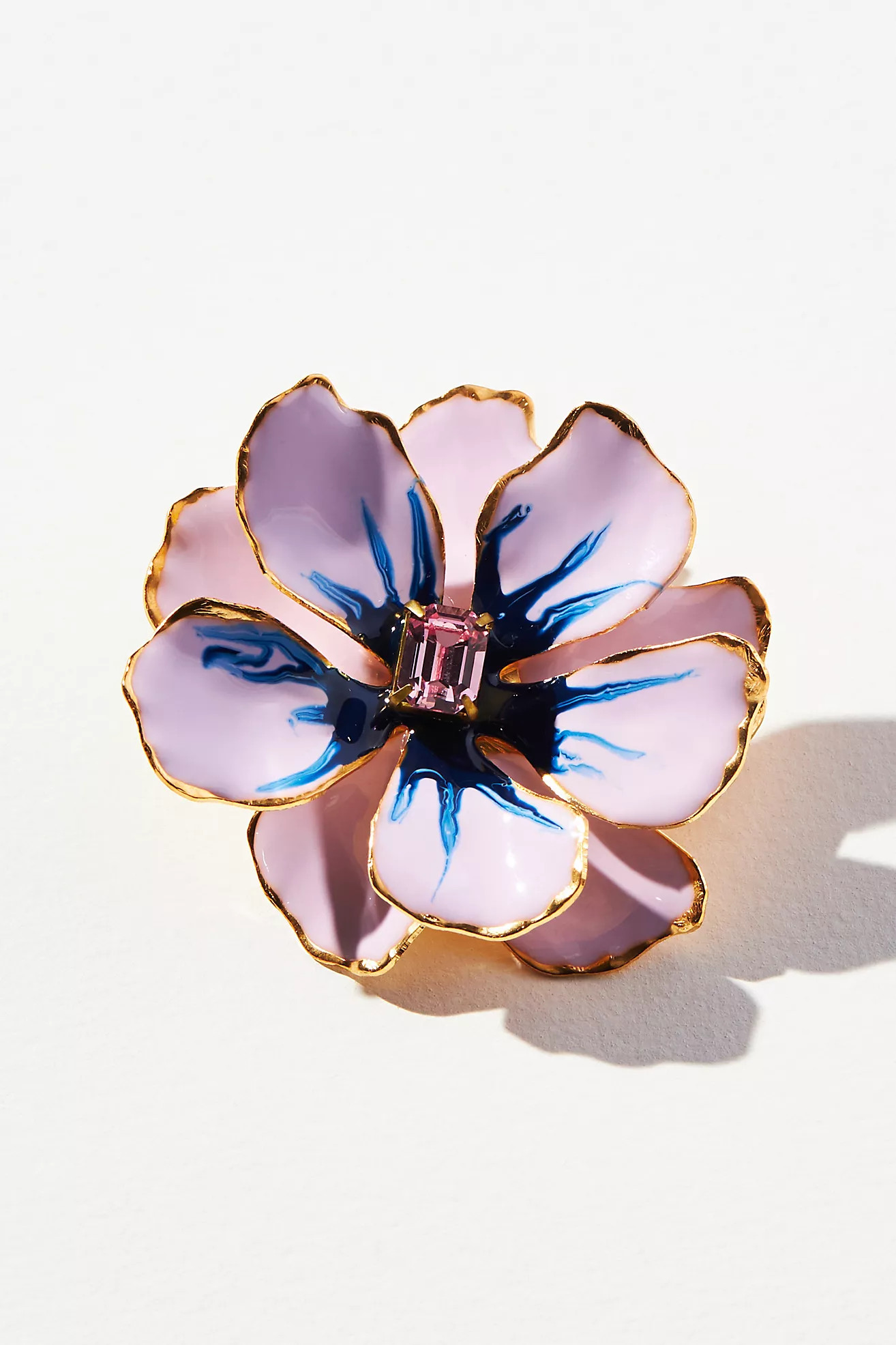 The Pink Reef Hand-Painted Earrings | Anthropologie (US)