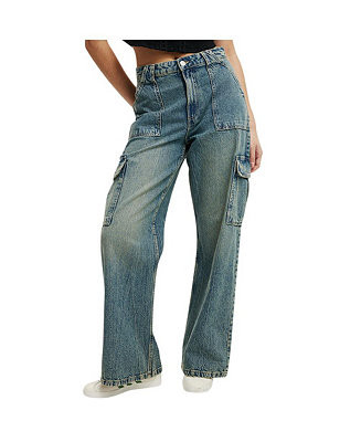Cotton On Women's Relaxed Cargo Jean - Macy's | Macy's