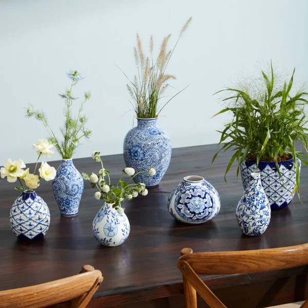 Eleanor Blue Budvase | Paynes Gray