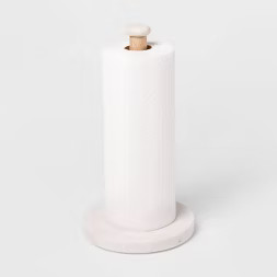 Marble Paper Towel Holder Natural/White - Threshold™ | Target