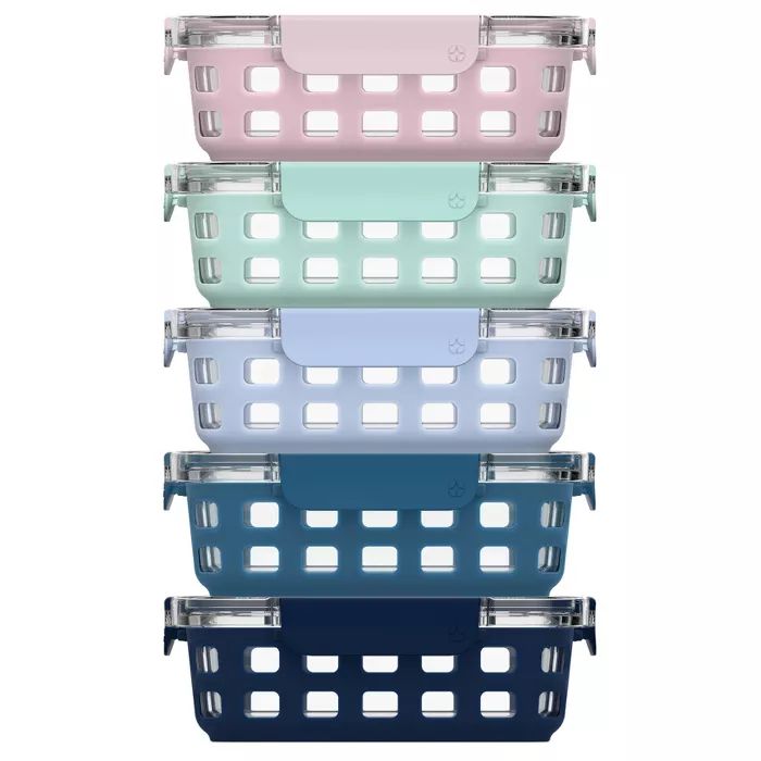 Ello 10pc Meal Prep Food Storage Container Set Pastels | Target