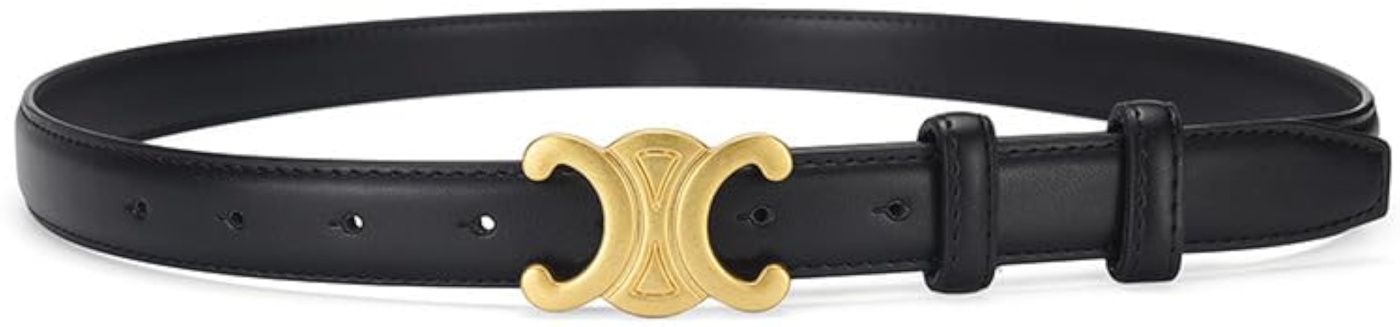 Aodexius Women's Belt Fashion Hollow Buckle Belt Leather Belt for Jeans Casual Trousers | Amazon (UK)