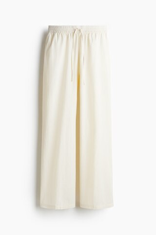 Seersucker drawstring trousers | H&M (UK, MY, IN, SG, PH, TW, HK)