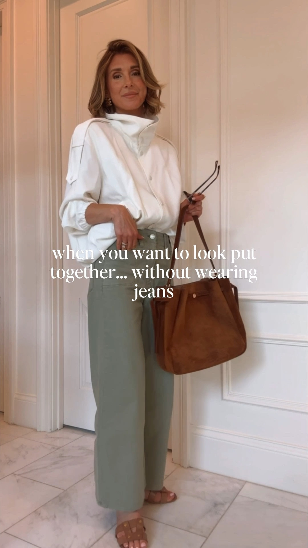 Love these pants for spring. They are on sale right now 20% off. I'm 5'7 wearing my true size 25