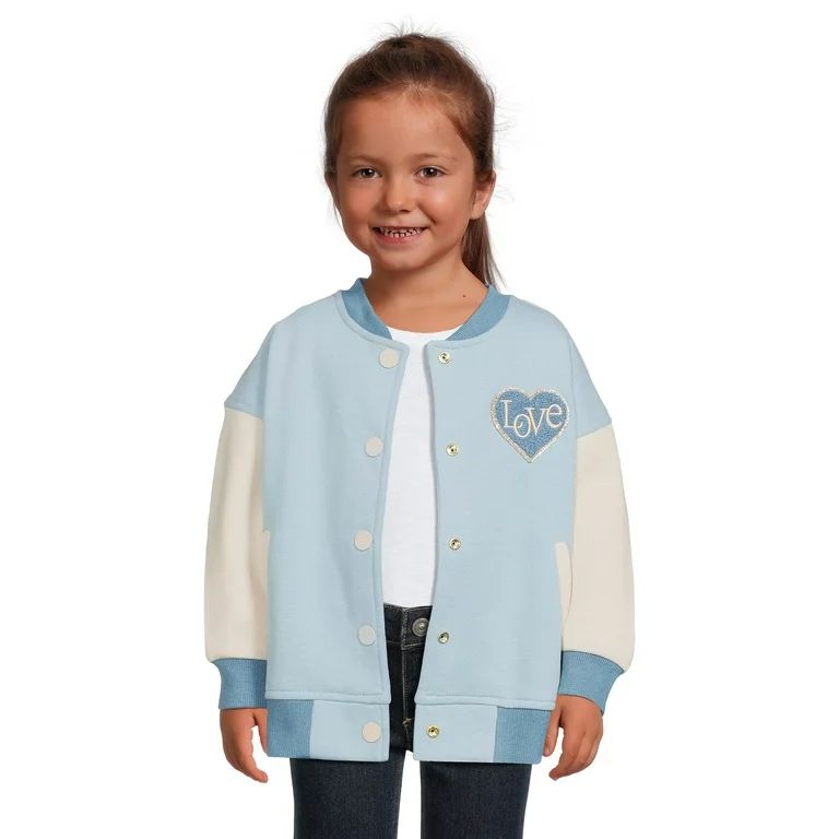 365 Kids from Garanimals Girls Bomber Jacket, Sizes 4-10 | Walmart (US)