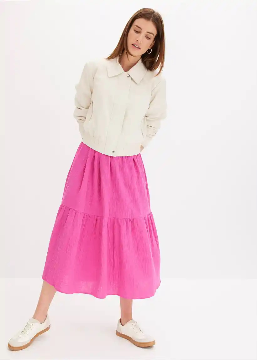 Maxikleid Musselin | Bonprix DE