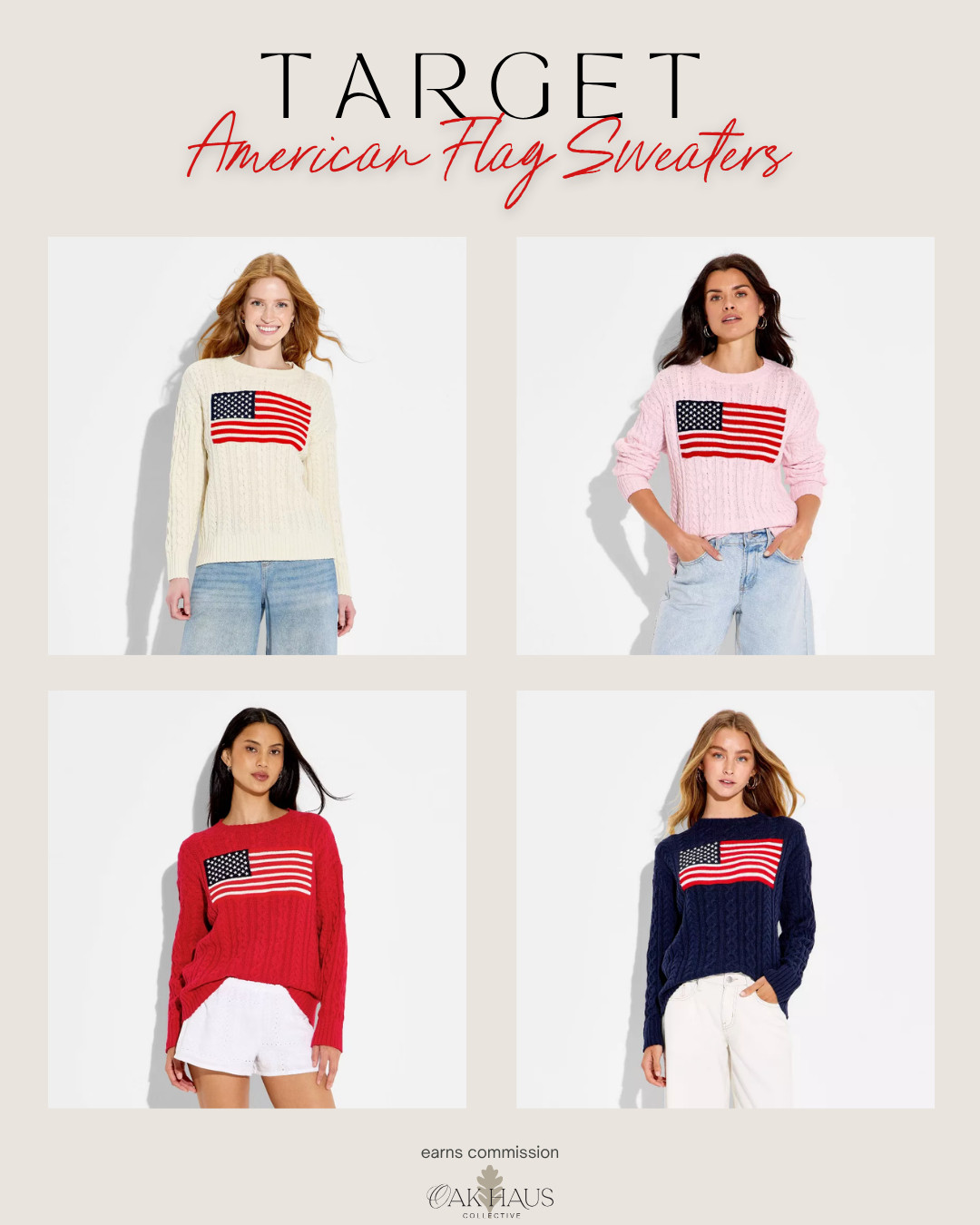 How cute are these American Flag Sweaters from @Target

#targetfashion #targetsweater #fourthofjuly #4thofjuly 

 #LTKootd #LTKmomlife