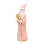 Pink Santa with 22K Gold Accents | Lo Home by Lauren Haskell Designs