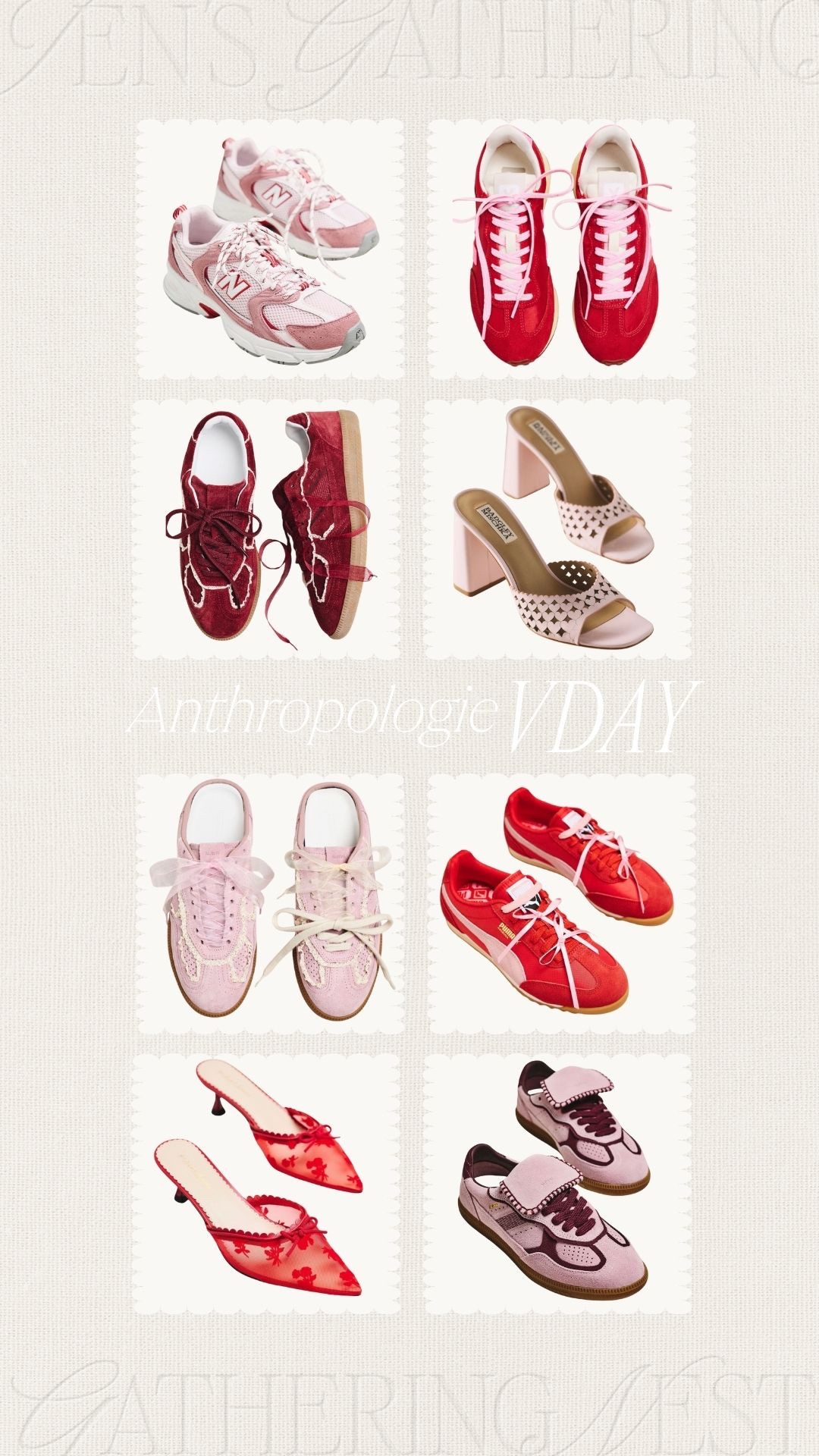 Anthropologie understood the assignment with these Valentine’s Day shoes 👟❤️

#anthropologie #valentinesstyle #shoesofinstagram #pinkandred #valentinesfashion #ltkstyle #ltkshoe

#LTKSeasonal #LTKootd
