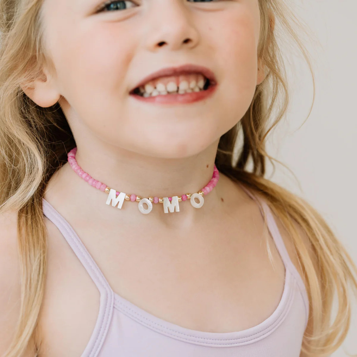 Custom Name Necklace: Hot Pink | The Worthy Co.