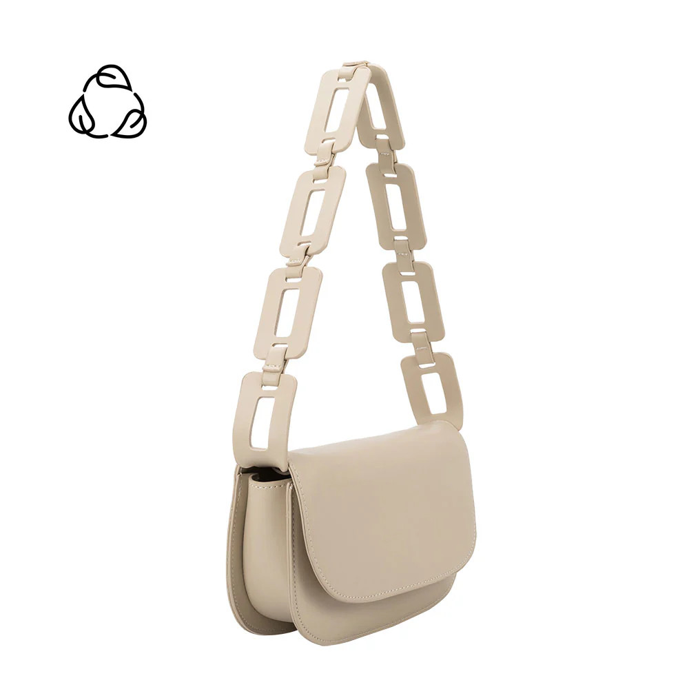 Inez Bone Recycled Vegan Shoulder Bag | Melie Bianco