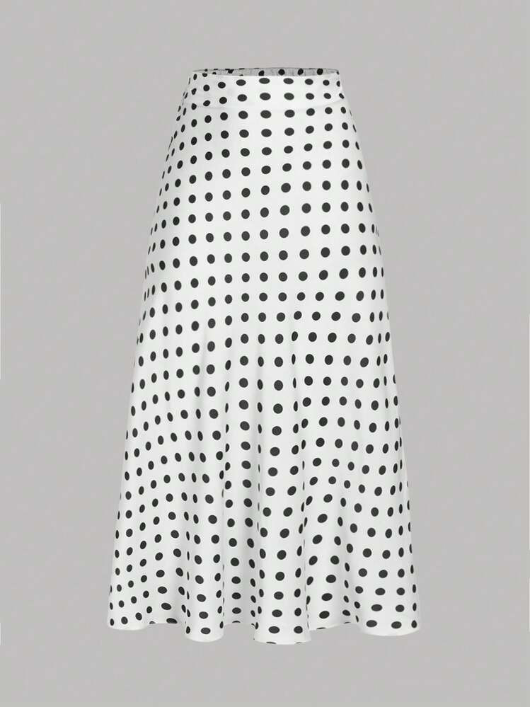 3 Items

Women T-Shirts

Women Skirts

Women Sweaters
$14.09
$17.59
-20%
Pay now or in 4 payments of $3.52 
SHEIN Privé Polka Dot Satin Long Skirt, Minimalist & Fashionable, Suitable For Summer
4.89
(500+)
Color: White








Size
US
Size Guide
2 (XS)
4 (S)
6 (M)
8/10 (L)
95% of customers thought it was true to size 
Not your size? Tell me your size
 | SHEIN