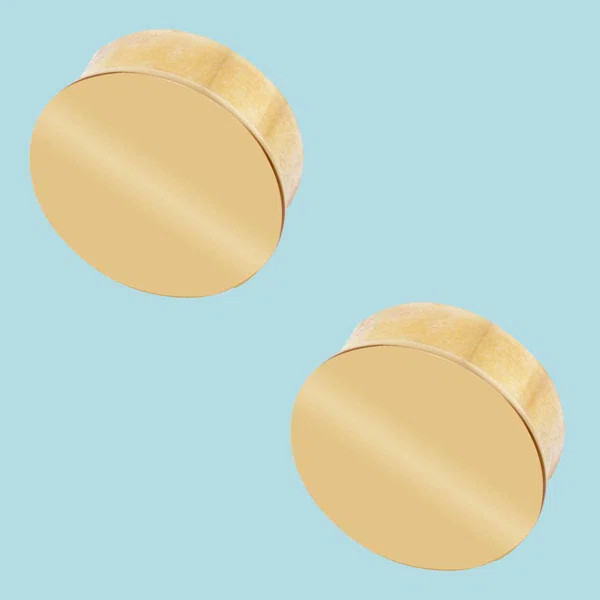 29098 Flat End Caps Tube (Set of 2) | Wayfair North America