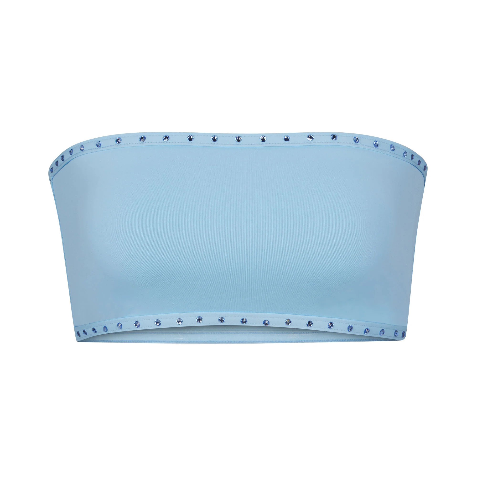 RHINESTONE BANDEAU BIKINI TOP | SKIMS (US)