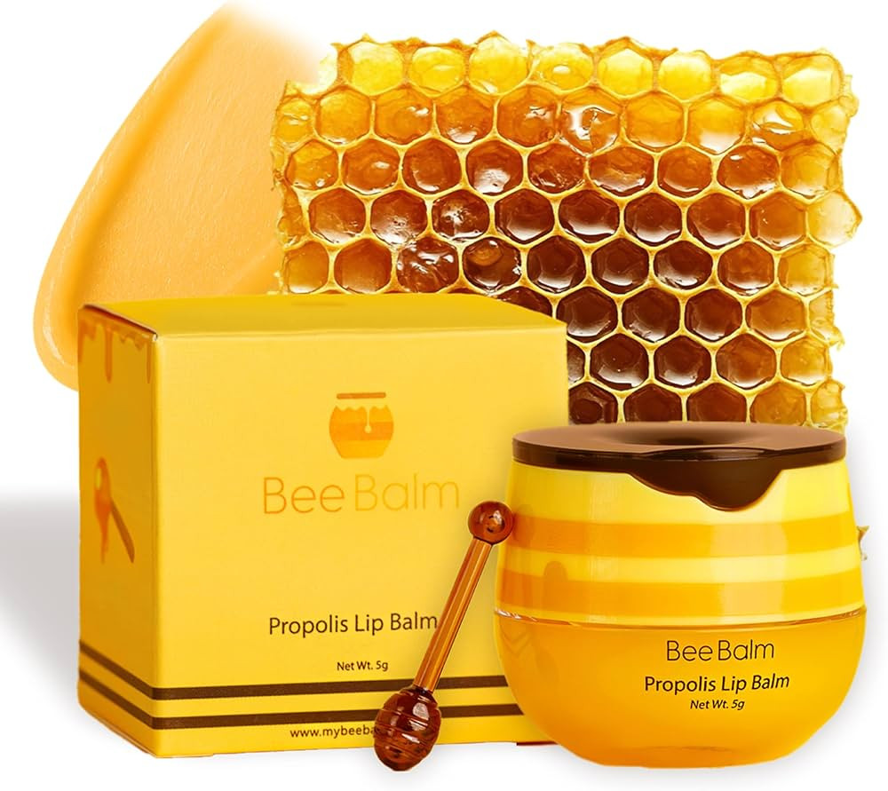 Original My Bee Balm Lip Balm - Propolis Hydrating Balm Honey Pot for Dry, Chapped & Cracked Lips... | Amazon (US)