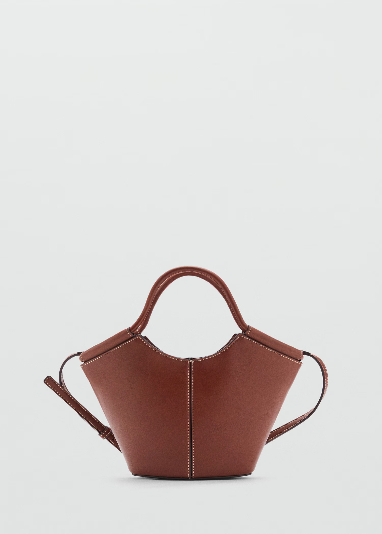 Mini shopper-style shoulder bag - Women | MANGO United Kingdom | MANGO (UK)