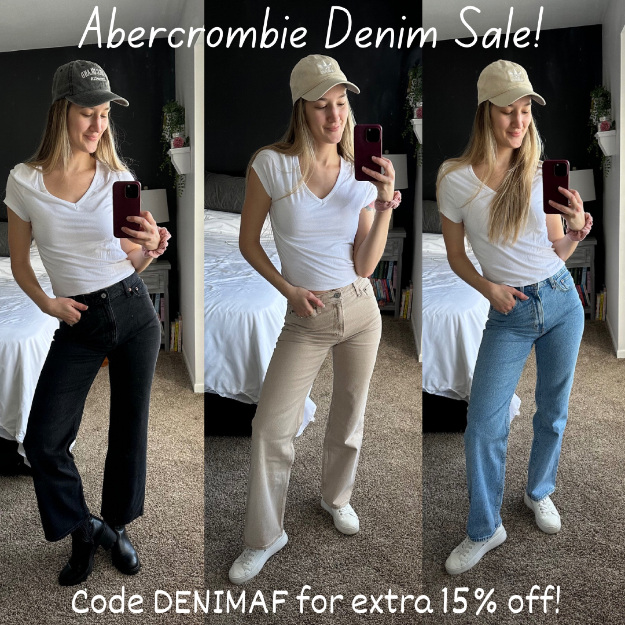 25% off Abercrombie Denim! + get an additional 15% off with code DENIMAF! 

#LTKsalealert #LTKfindsunder100 #LTKfindsunder50