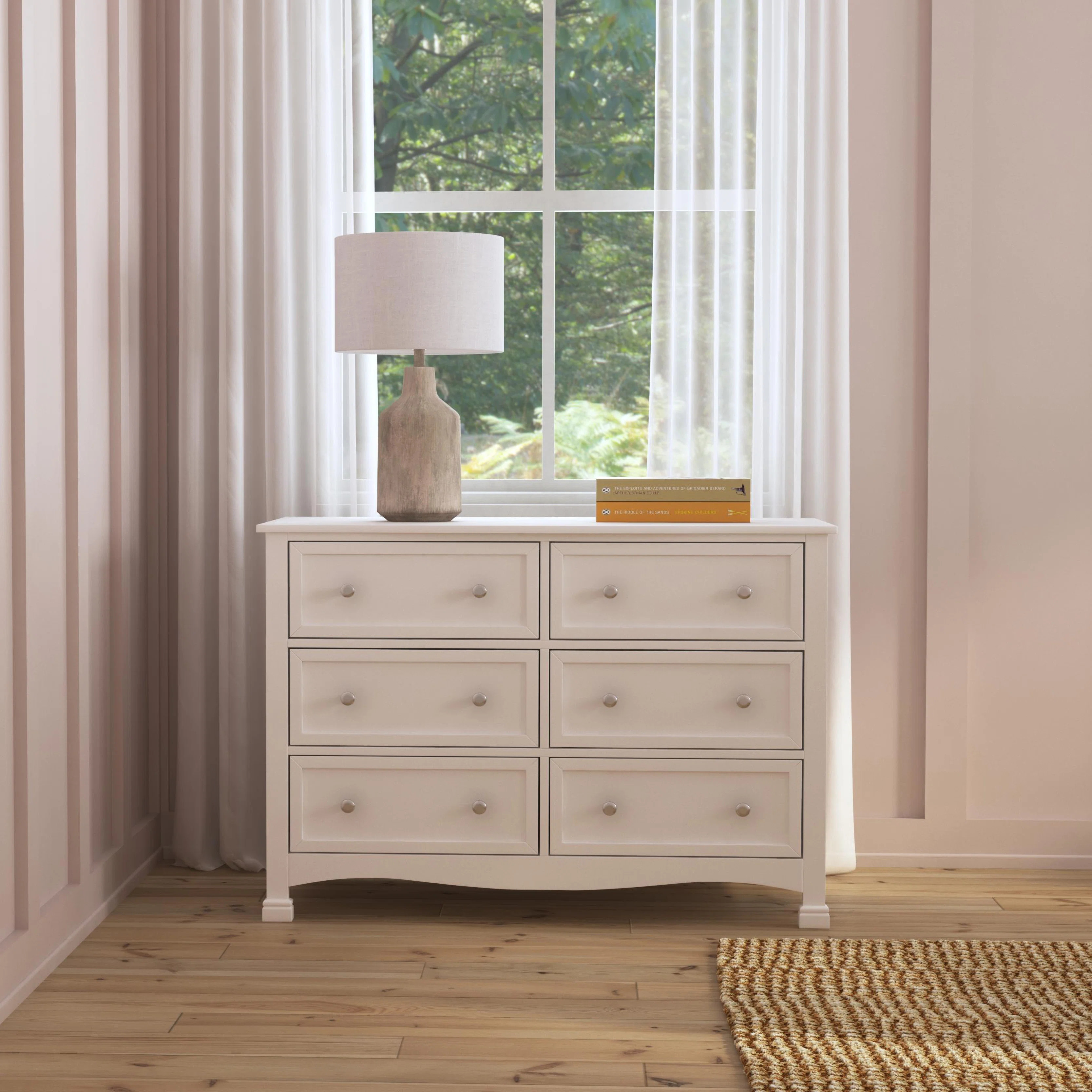 Kalani 6 Drawer 47" W Double Dresser | Wayfair North America