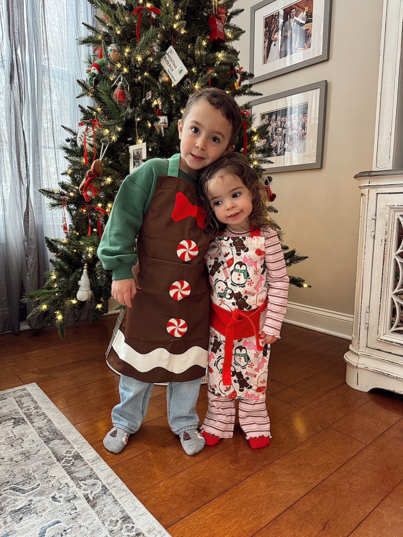 The $5 Christmas aprons for the kids were a huge hit!! I put these in their brrr baskets, which they got this morning to officially kick off the season! 🥰 Linking what I put inside of them here.

#LTKKids #LTKCyberWeek #LTKGiftGuide