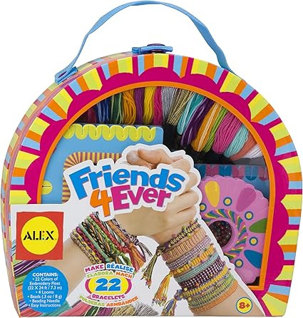 Alex DIY Friends Forever Bracelet Kit Kids Art and Craft Activity | Amazon (US)