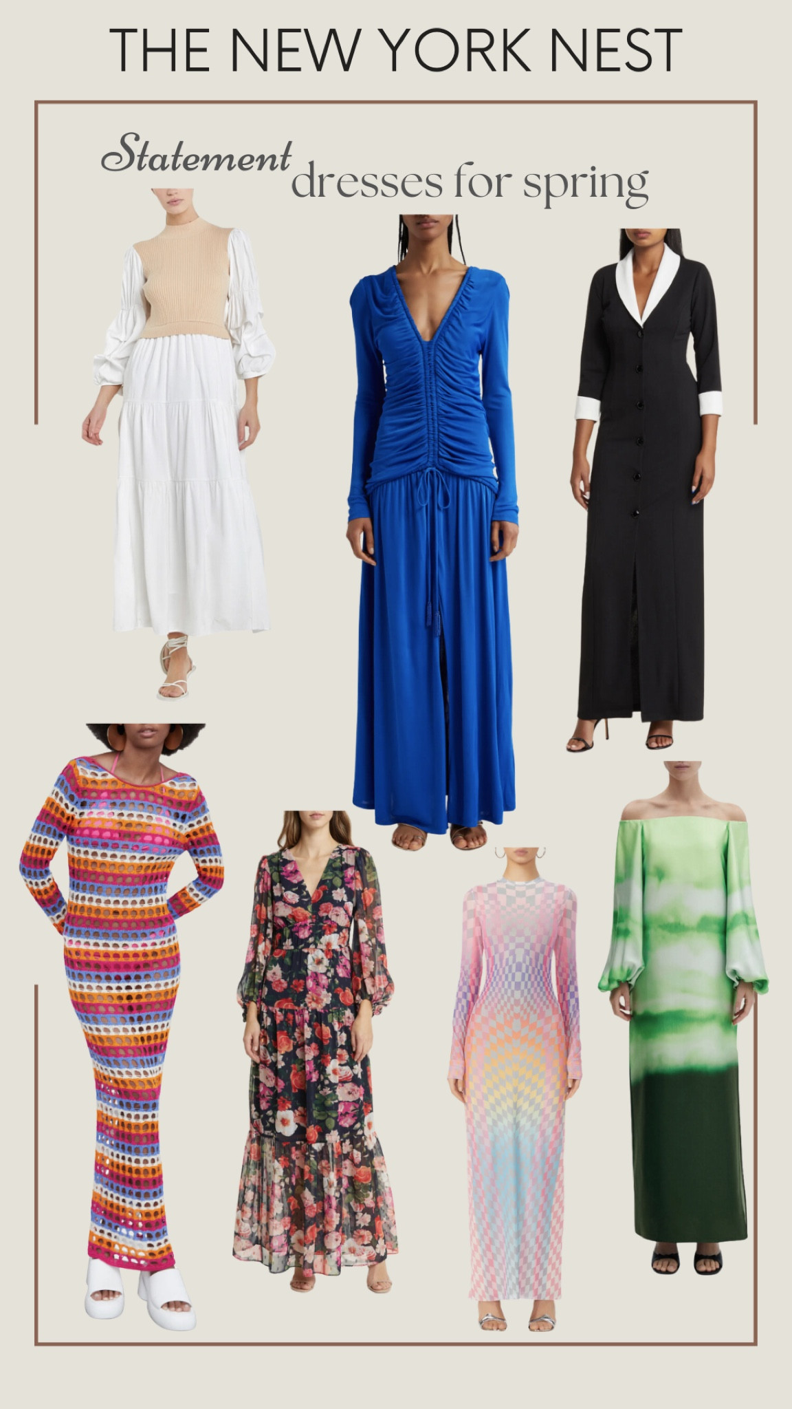 Statement dresses for spring and summer 