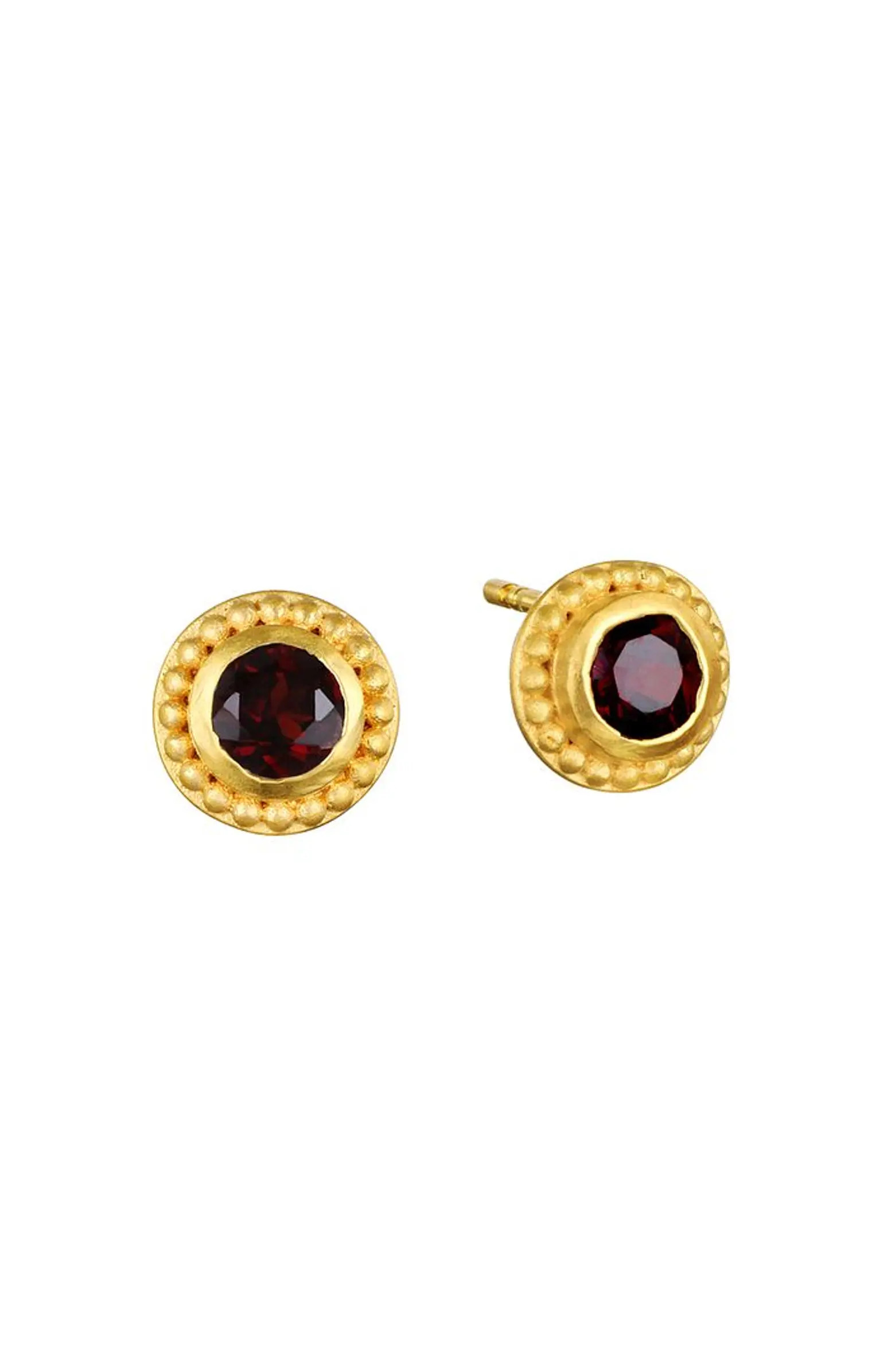 Grounding Energy Garnet Stud Earrings | Nordstrom