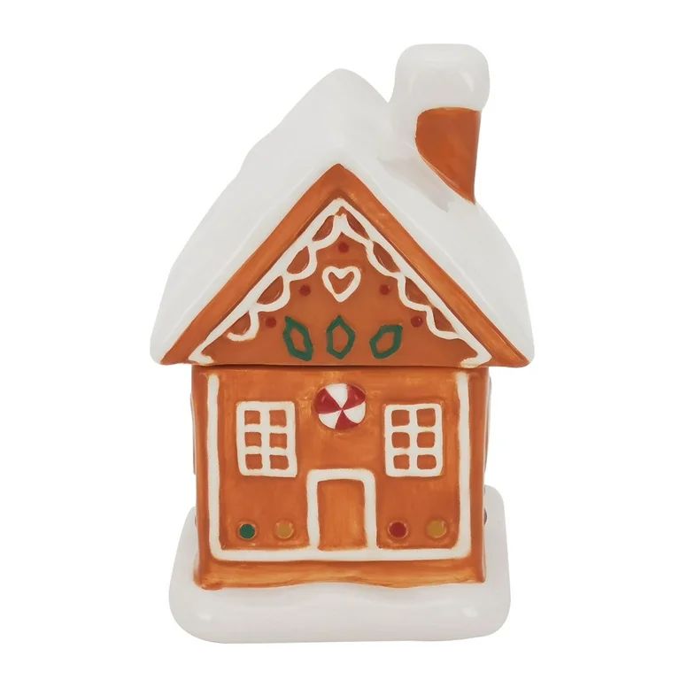 Holiday Time Gingerbread House Candy Jar | Walmart (US)